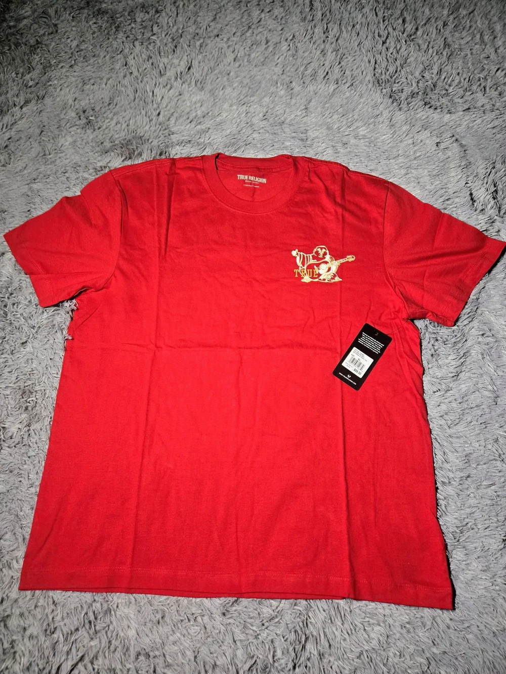 True Religion Red World Tour Graphic Tee Size XL